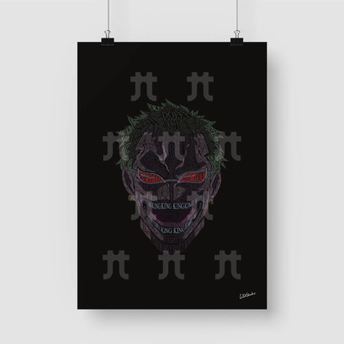 Doflamingo - Poster Typographique - One Piece